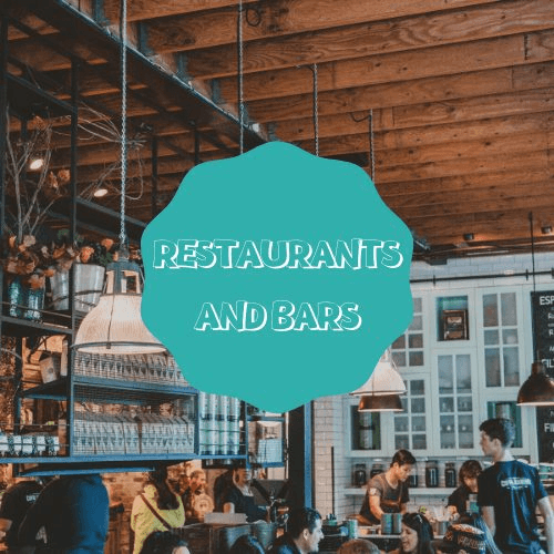 restaurants and bars